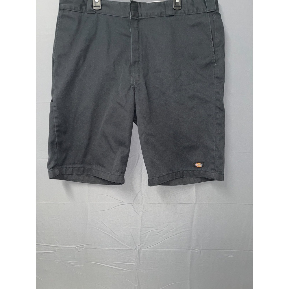 Dickies Work Shorts Mens 44 Black Stretch Multi Use Pockets Relaxed Fit Rugged